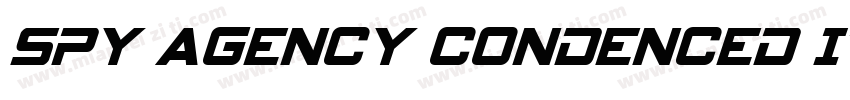 Spy Agency Condenced Italic字体转换